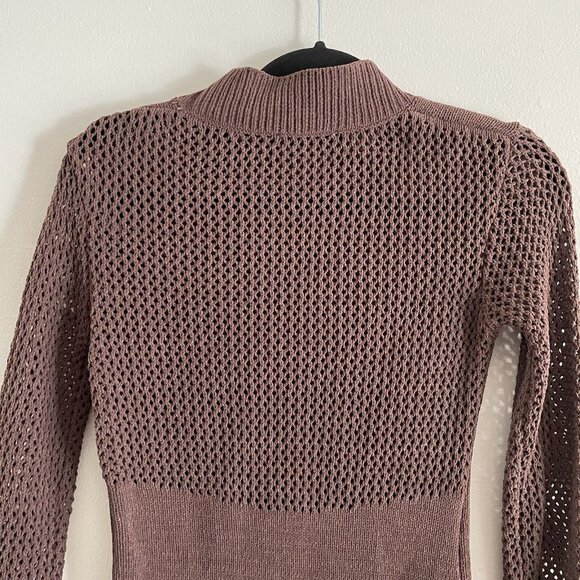 Zara Brown Long Sleeve Dress - Picture 12 of 12